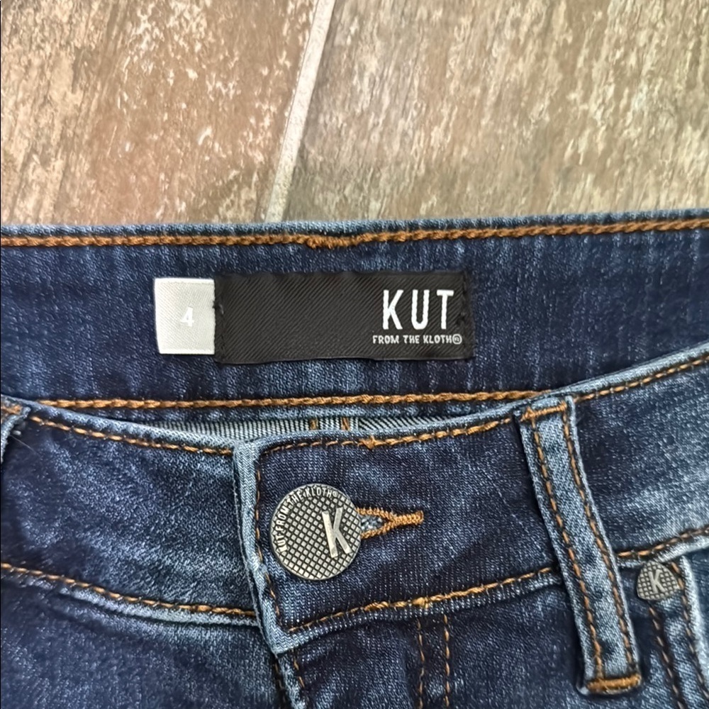 Kut from the Kloth Dark Blue Elizabeth Denim Jeans - Picture 2 of 11